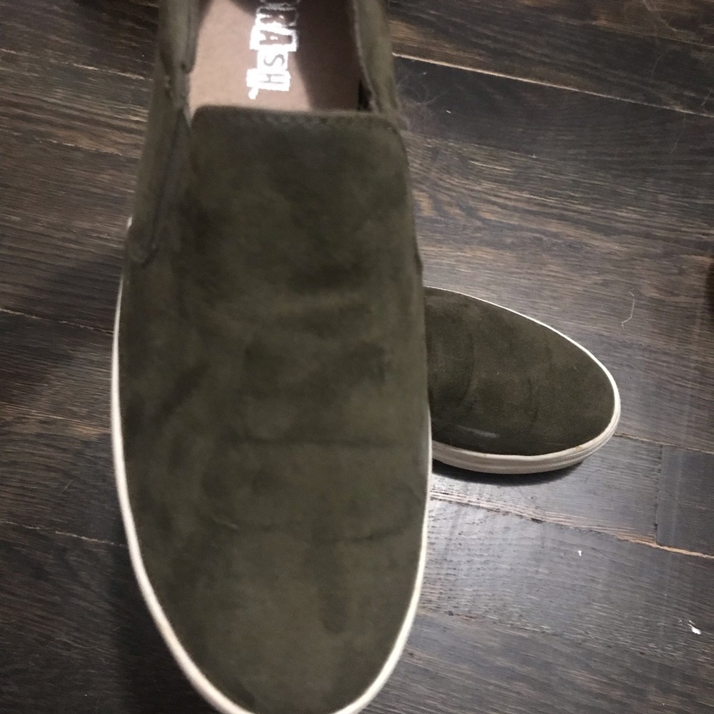Dark green shoes